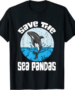 Wal Wale Orcas Walschützer Wal Fan Save the Sea Pandas Orca T-Shirt